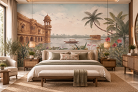 Mural de pared Jheel Mahal-RJM22
