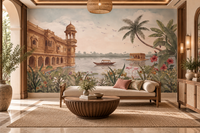 Mural de pared Jheel Mahal-RJM22