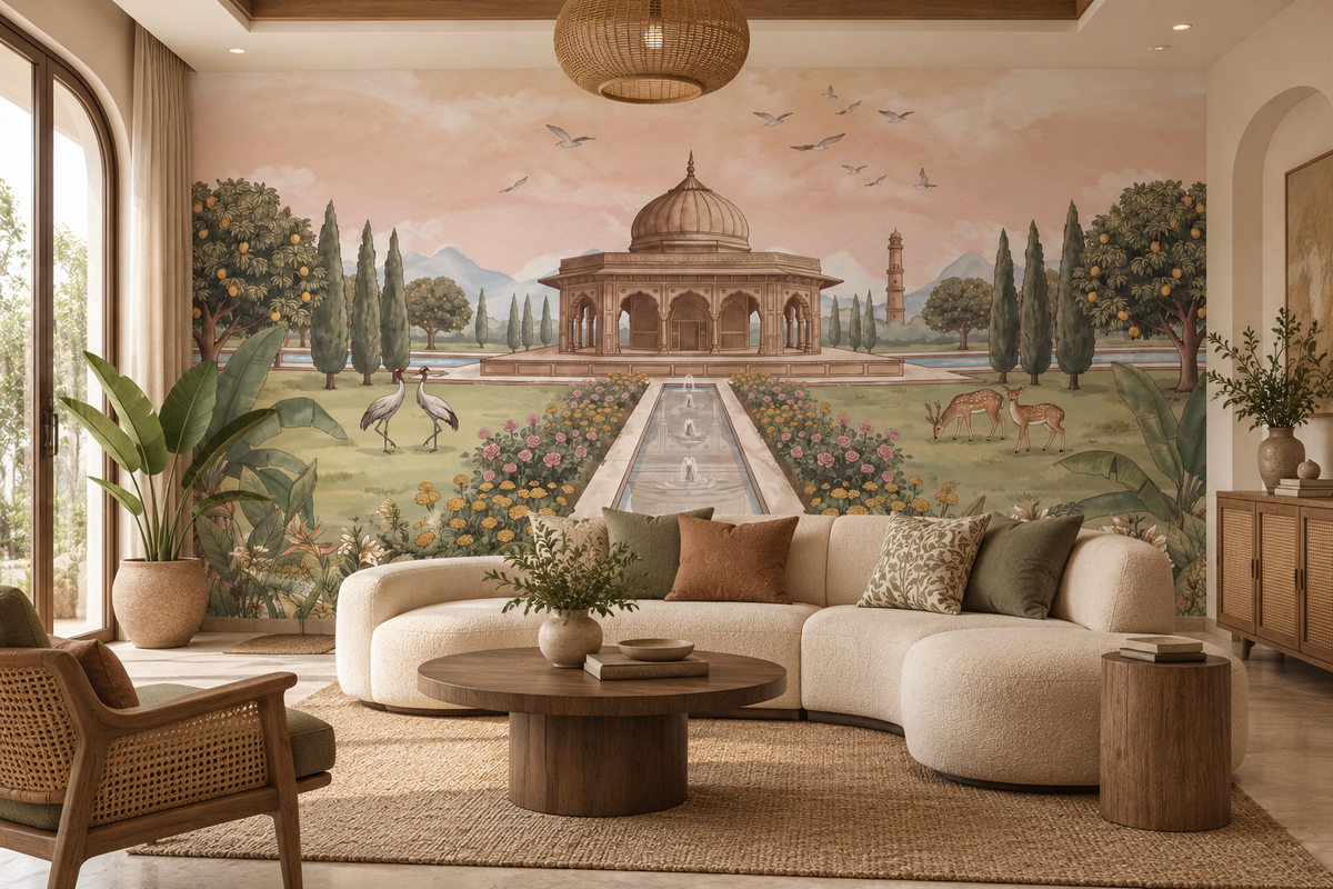 Mural de parede Baradari Bagh Royale-RJM26