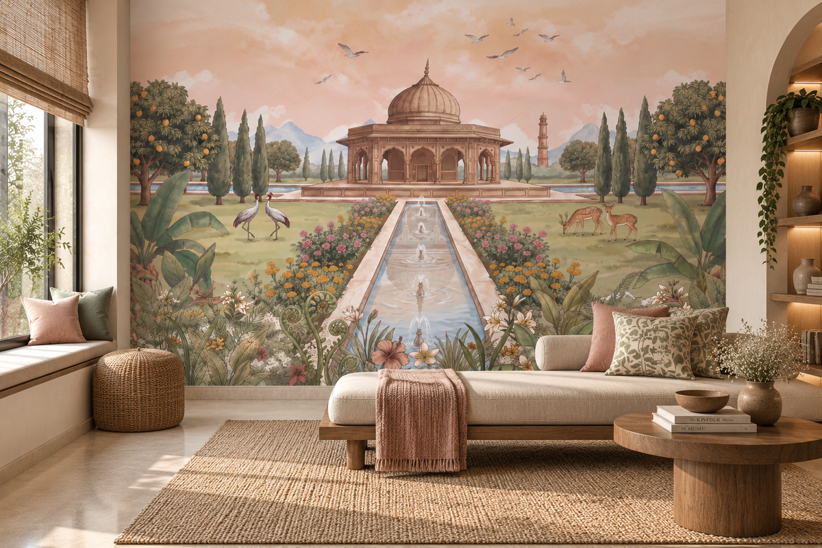 Mural de parede Baradari Bagh Royale-RJM26