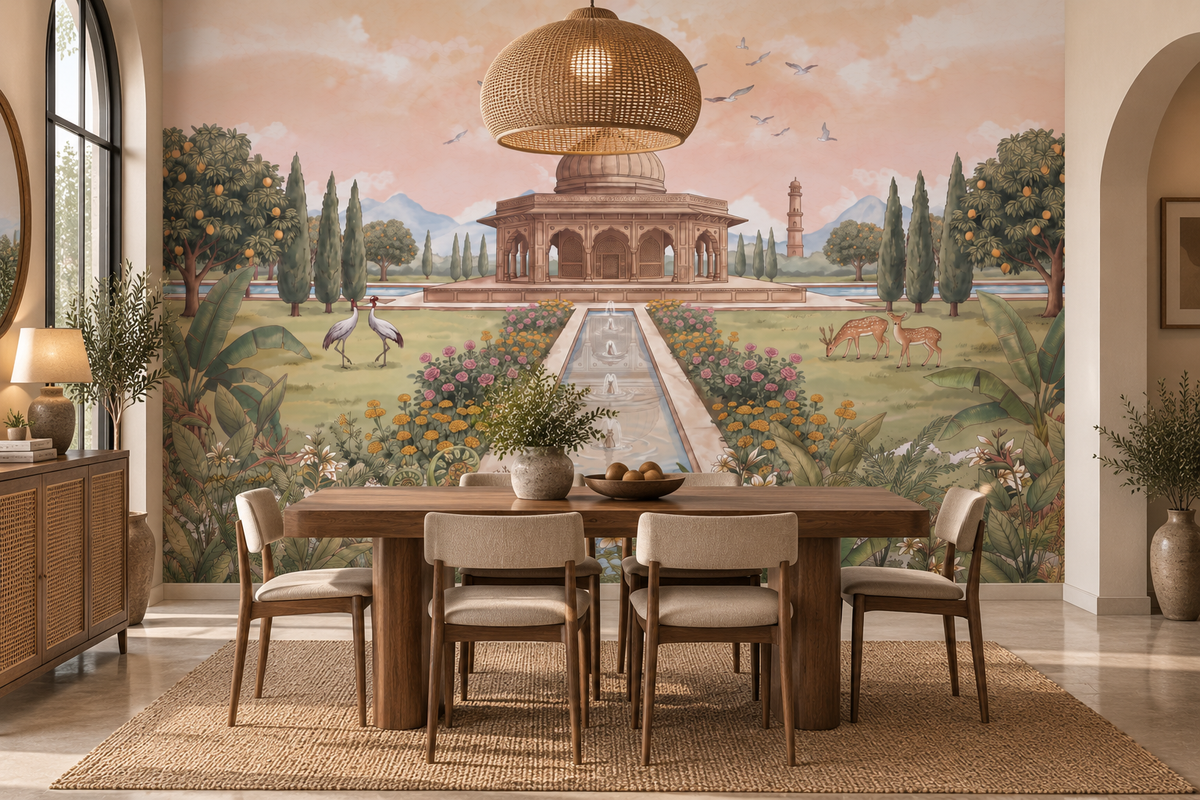 Mural de parede Baradari Bagh Royale-RJM26