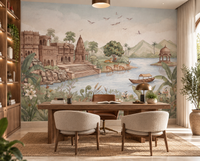 Mural de parede Haveli Ghat-RJM27