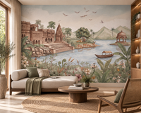 Mural de parede Haveli Ghat-RJM27