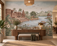 Mural de parede Haveli Ghat-RJM27