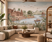 Mural de parede Haveli Ghat-RJM27