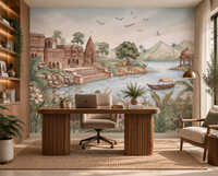 Mural de parede Haveli Ghat-RJM27