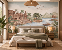Mural de parede Haveli Ghat-RJM27
