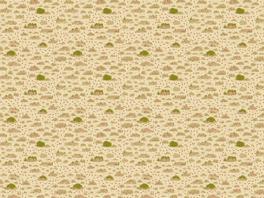 Nature Walk Brown Wallpaper for Walls