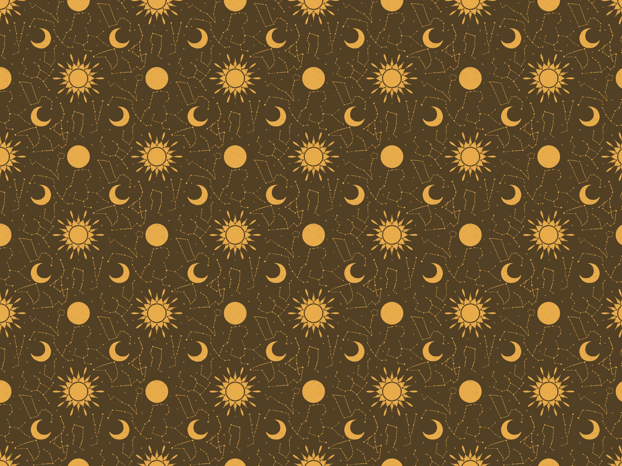 Astrology Constellations Design Wallpaper