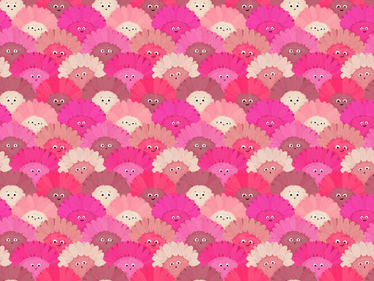 かわいい花の壁紙 - ピンクの顔