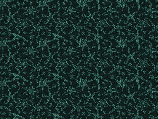 Dunkelblau Echinoderms Tapete