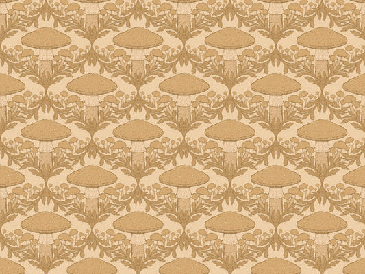 Sfondo di funghi del patrimonio di beige