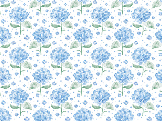 Blue Hydrangea in The Air Wallpaper
