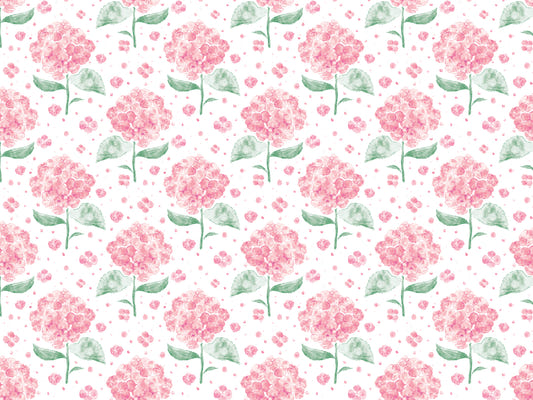 Rosa Hortensie in der Luftwallpaper