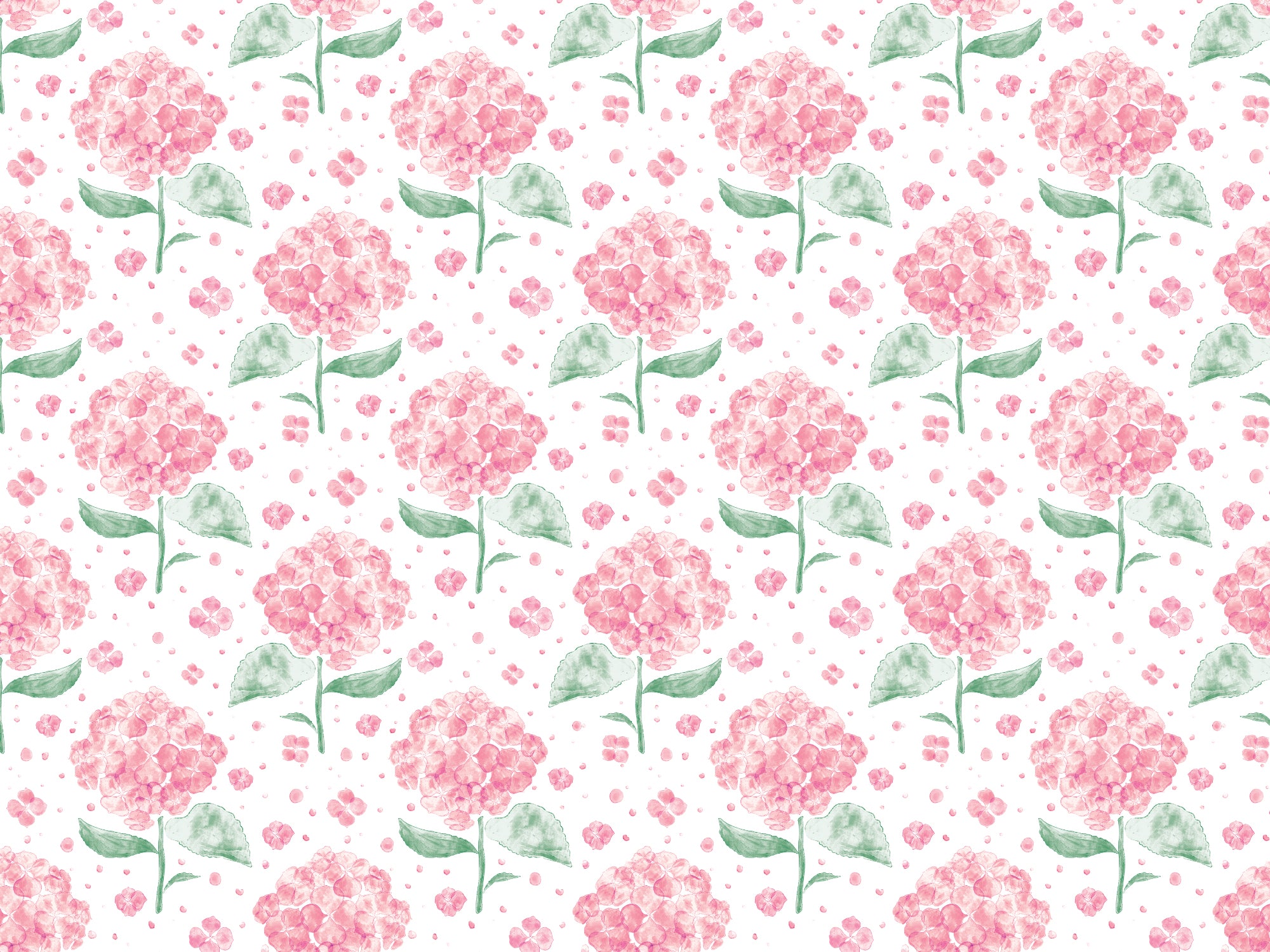 Rosa Hortensie in der Luftwallpaper