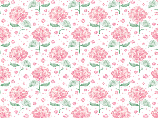 Pink Hydrangea in The Air Wallpaper