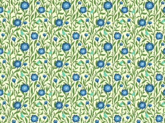 Papier peint bleu clair de printemps