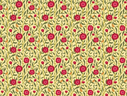 Magenta Magenta Spring Trellis Wallpaper