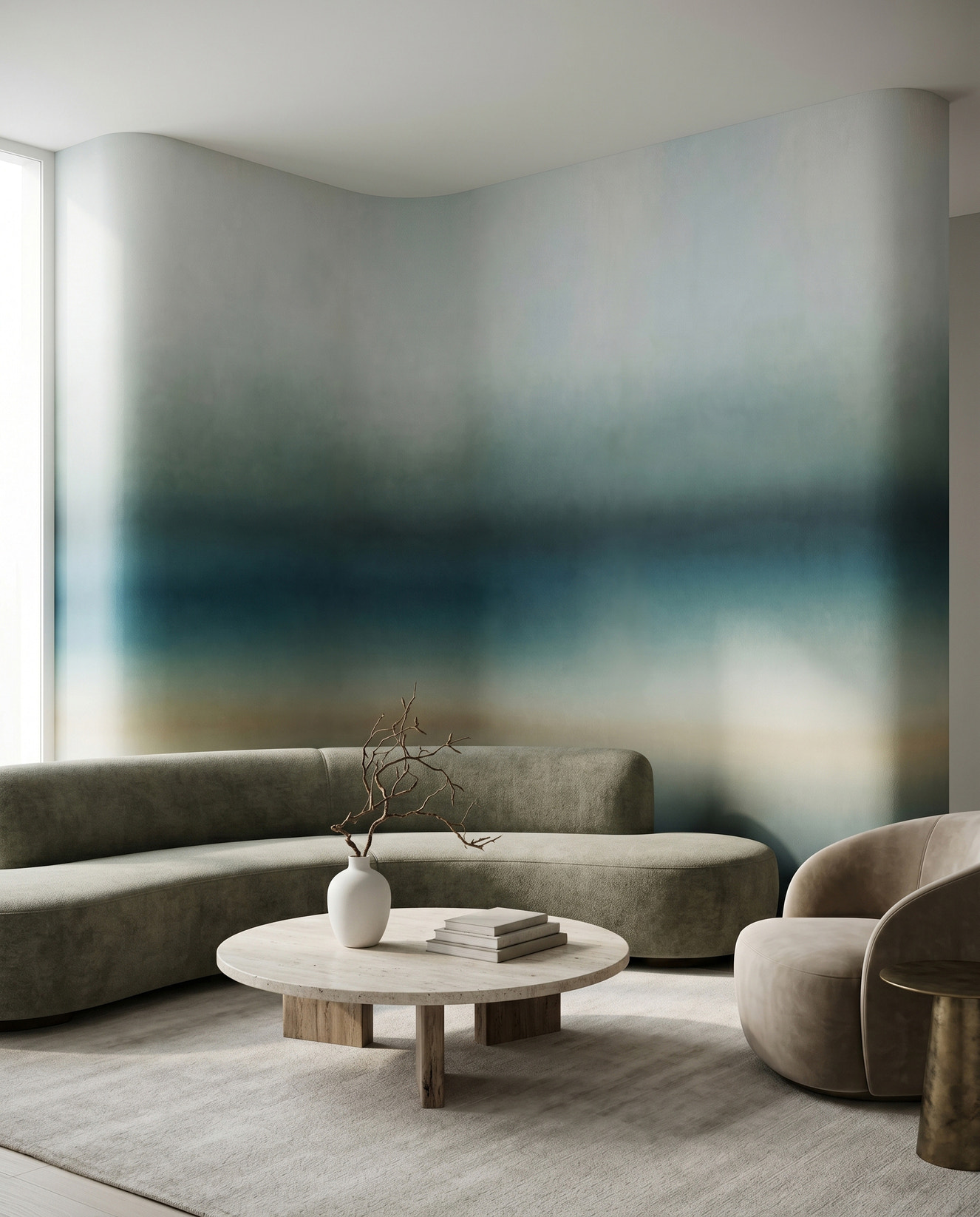 Rotko Blush Wall Mural