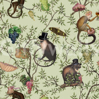 A Primate's Afternoon Tea Wallpaper⁠