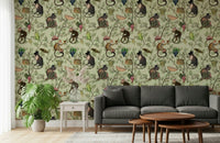 A Primate's Afternoon Tea Wallpaper⁠