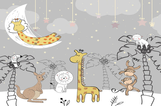 MURALI MULTURE AMICI DI AMICI DI ANIMALE DI MUGLIA BAMBINI