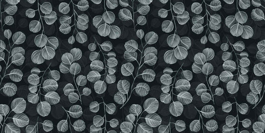 Eucalyptus Gris Feuilles peint peint mural