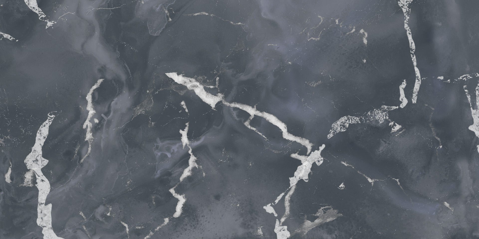 Mitternacht grau Terrazzo Marmor Effekt Wallpaper Wandbild in your room — zoomed