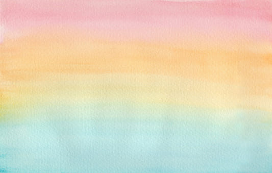 Weiche Pastell -Aquarell -Gradient Tapete Wandbild