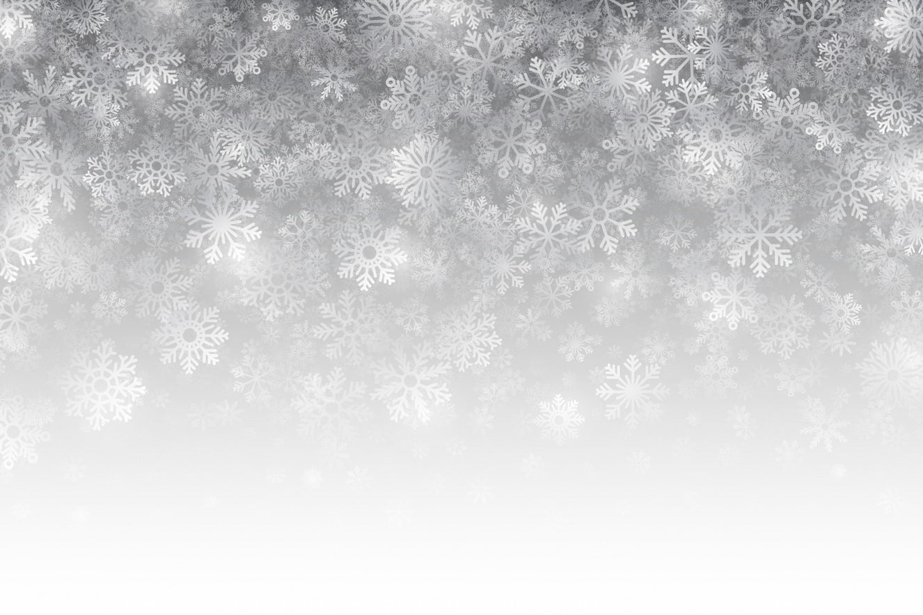 Crystalline Snowflake Wallpaper Mural