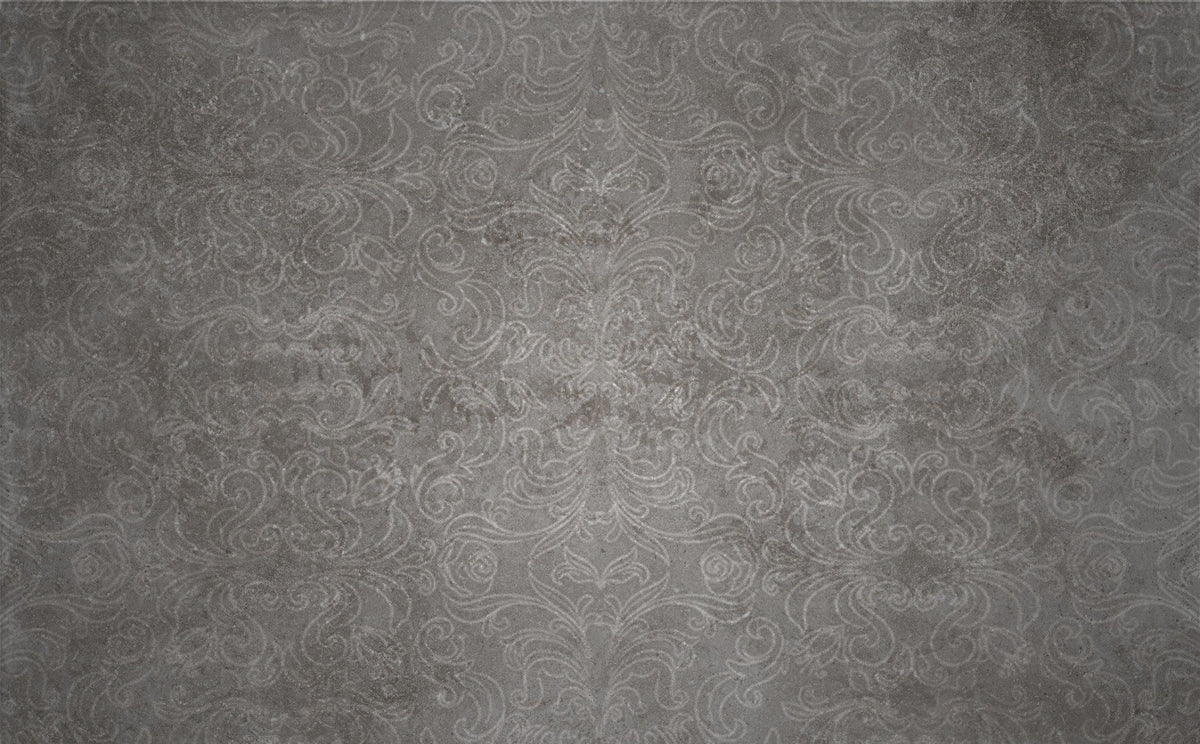 Damask sten beton mønster tapet vægmaleri in your room — zoomed