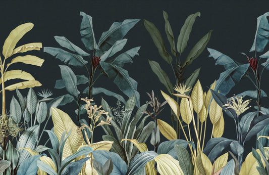 Night Night Vintage Tropical Tree Murale picturi murale