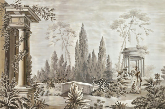 Murales di sfondi forti forestali oscuri
