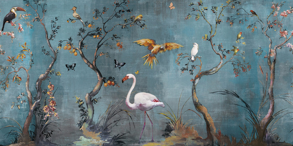 Fond de papier peint de Paradise Forest