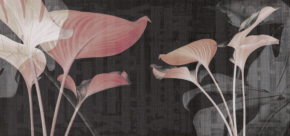 Pino Flower Art Wallpaper Mincales in your room — zoomed