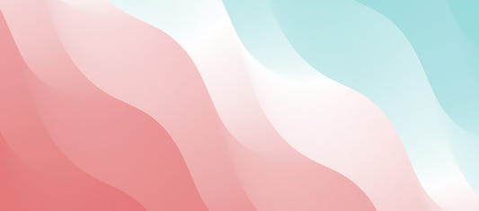Pink & Blue Colorful Wavy Shades Wallpaper Murals