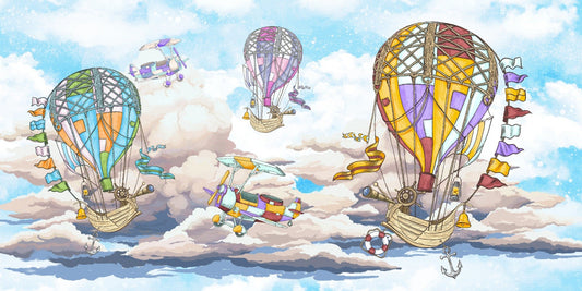 Sky & Hot Air Walloons Wallpaper & Wall Mural