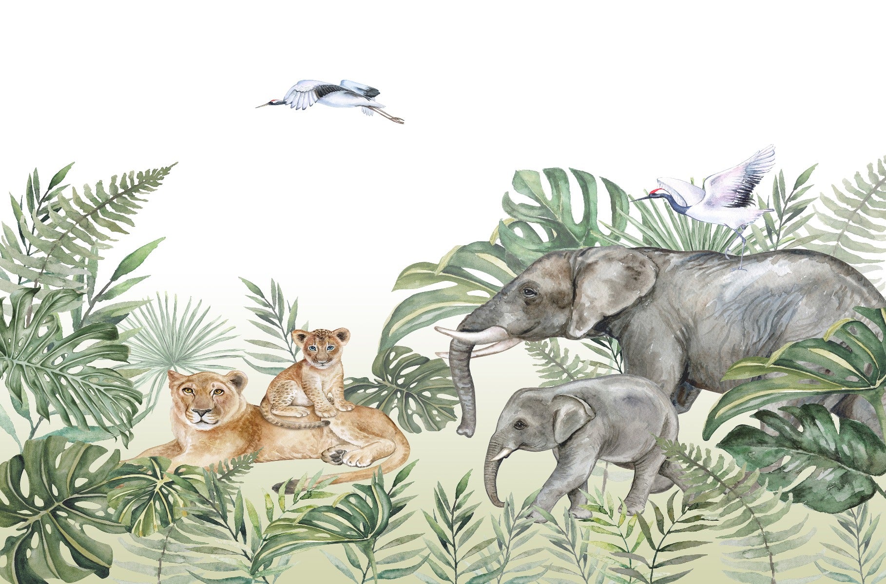 Royal Jungle Safari Wallpaper Murales
