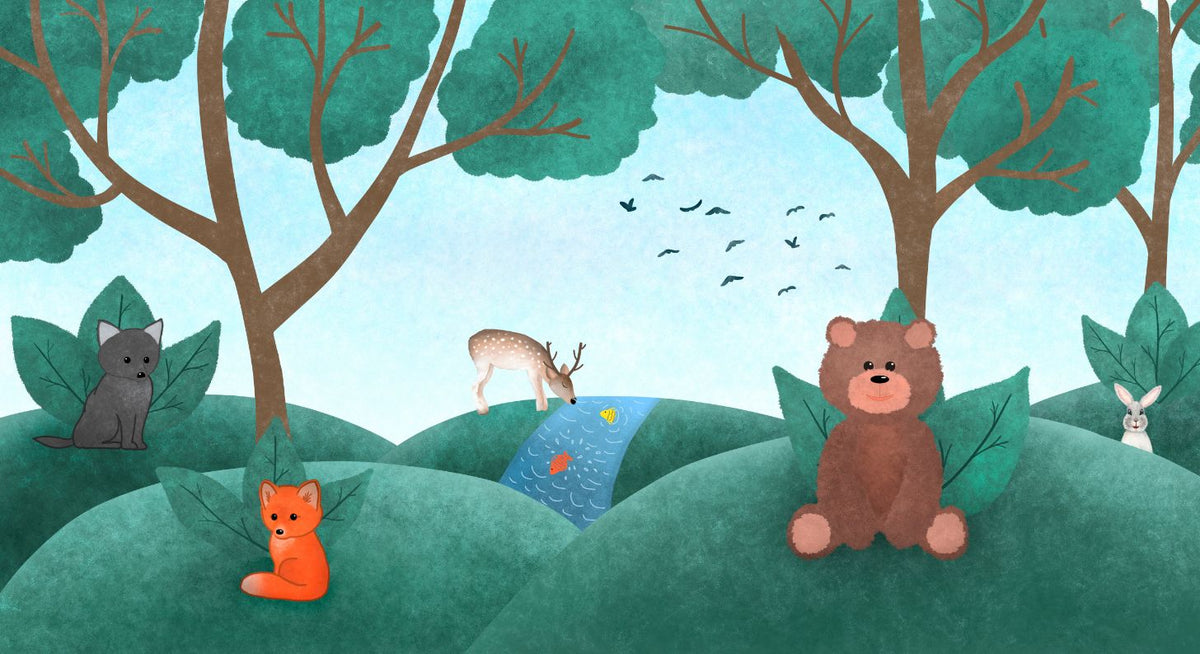 Fairy Forest Animal Wallpaper