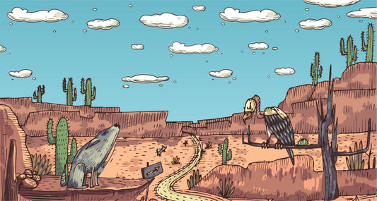 Desert Animal Wallpaper Murals
