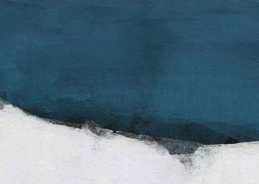 Blue Brushstrokes Wallpaper