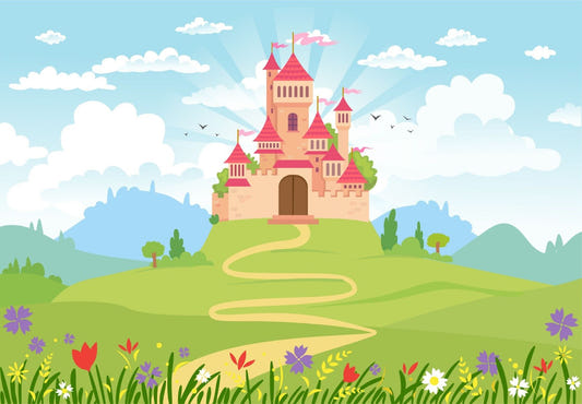 Fantasy Castle Tapete für Mädchenzimmer