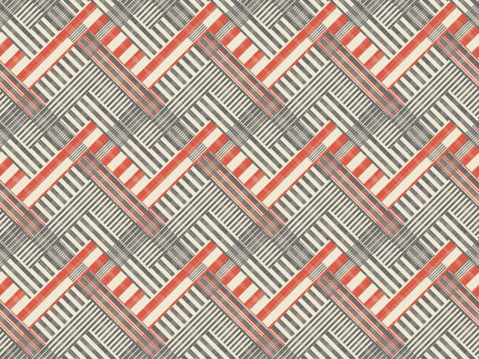 Gorgeous Striped Geometric Wallpaper