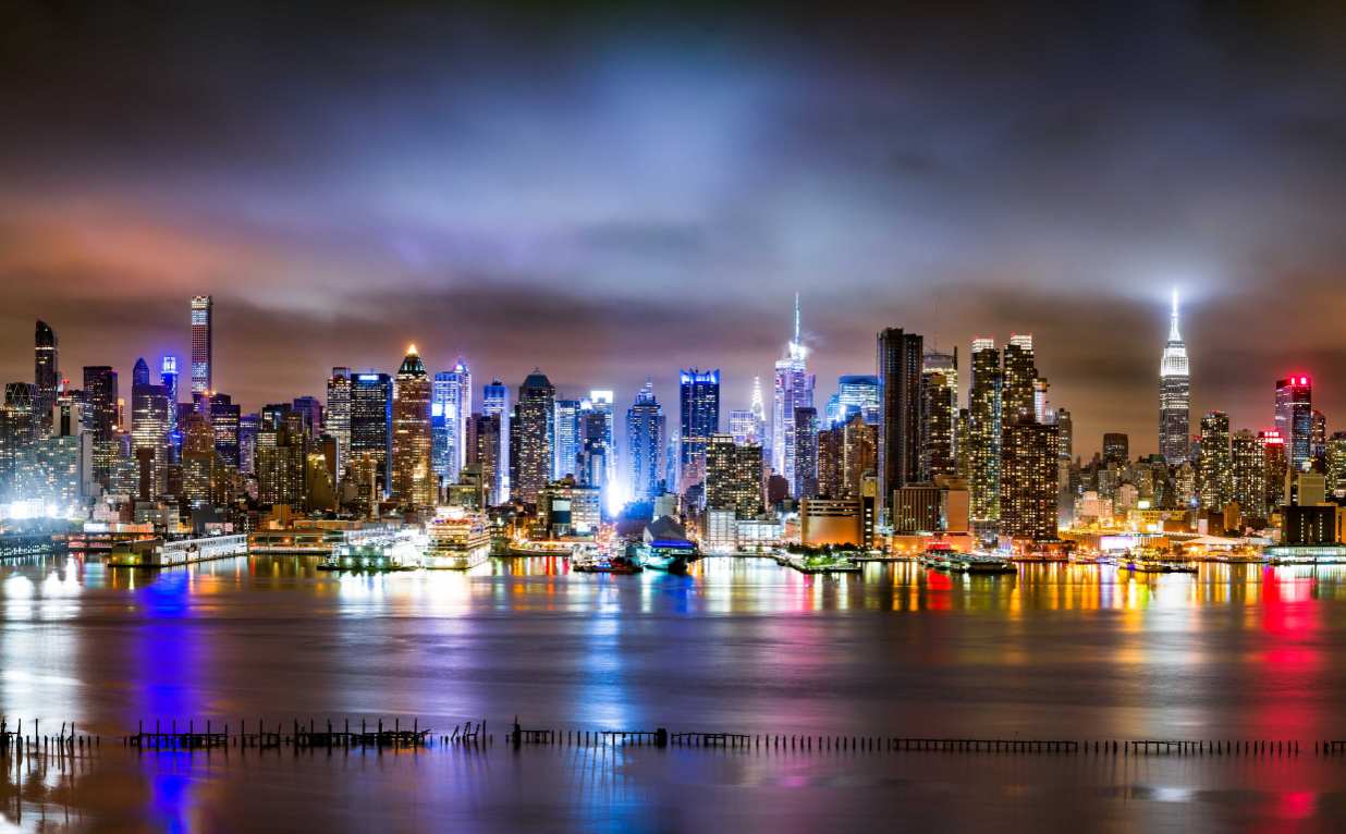 New York City tapet väggmålningar