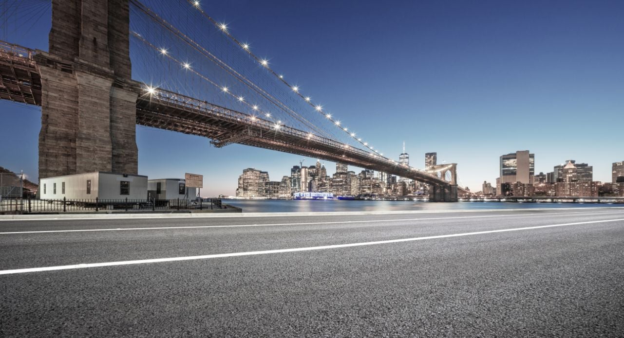 Manhattan Cityscape Wallpaper Wandbild