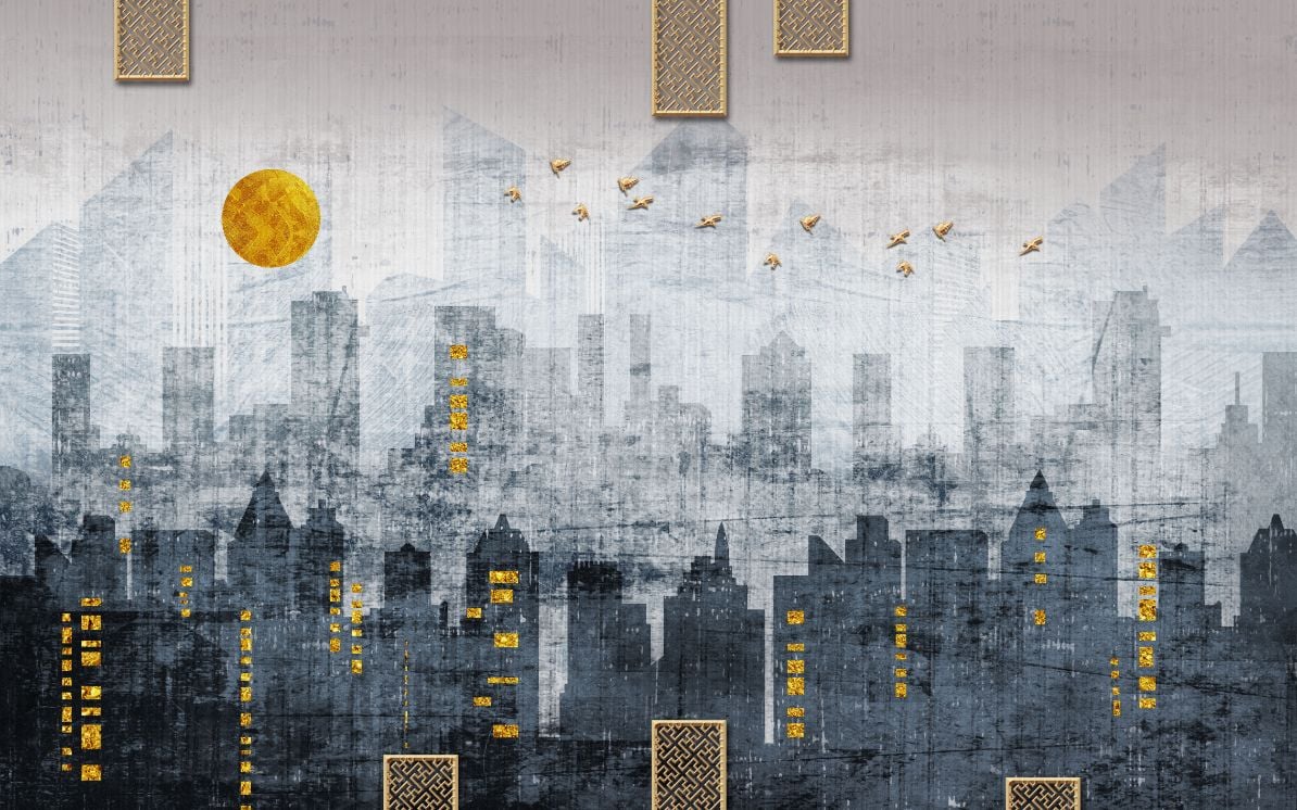 Moderne Wallpaper Wandbilder