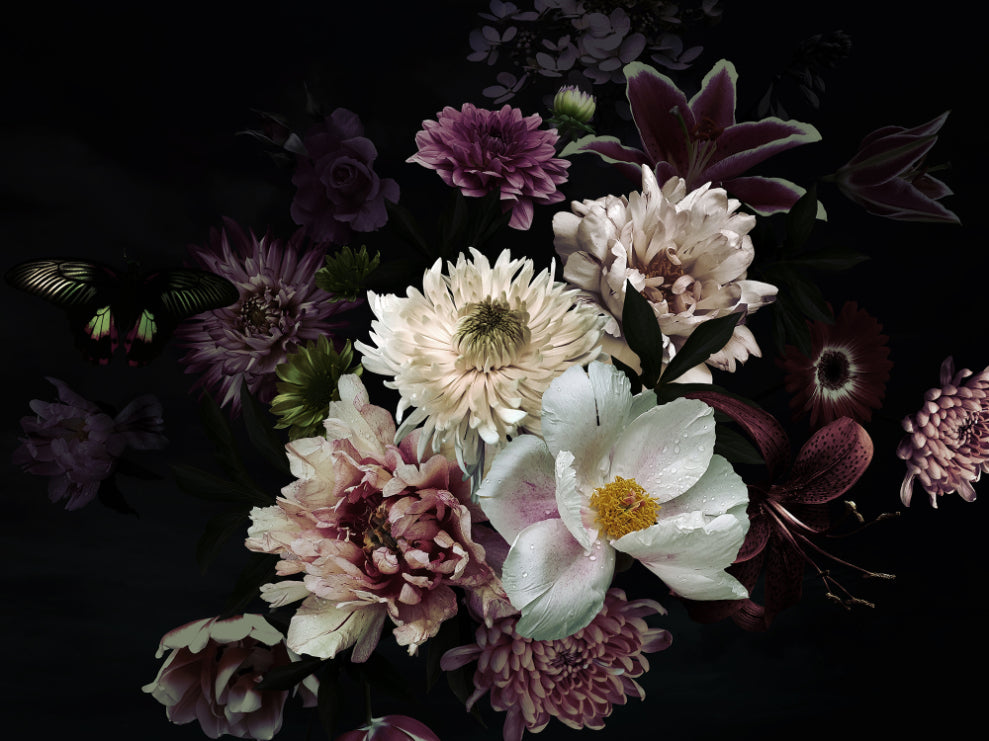 Lily Flower Wallpaper Mural