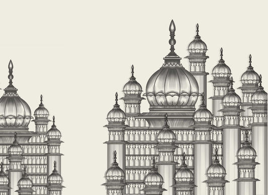 Mughal Palace Wallpaper Murales