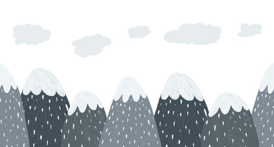 Scandinavian Mountain Wallpaper Mural