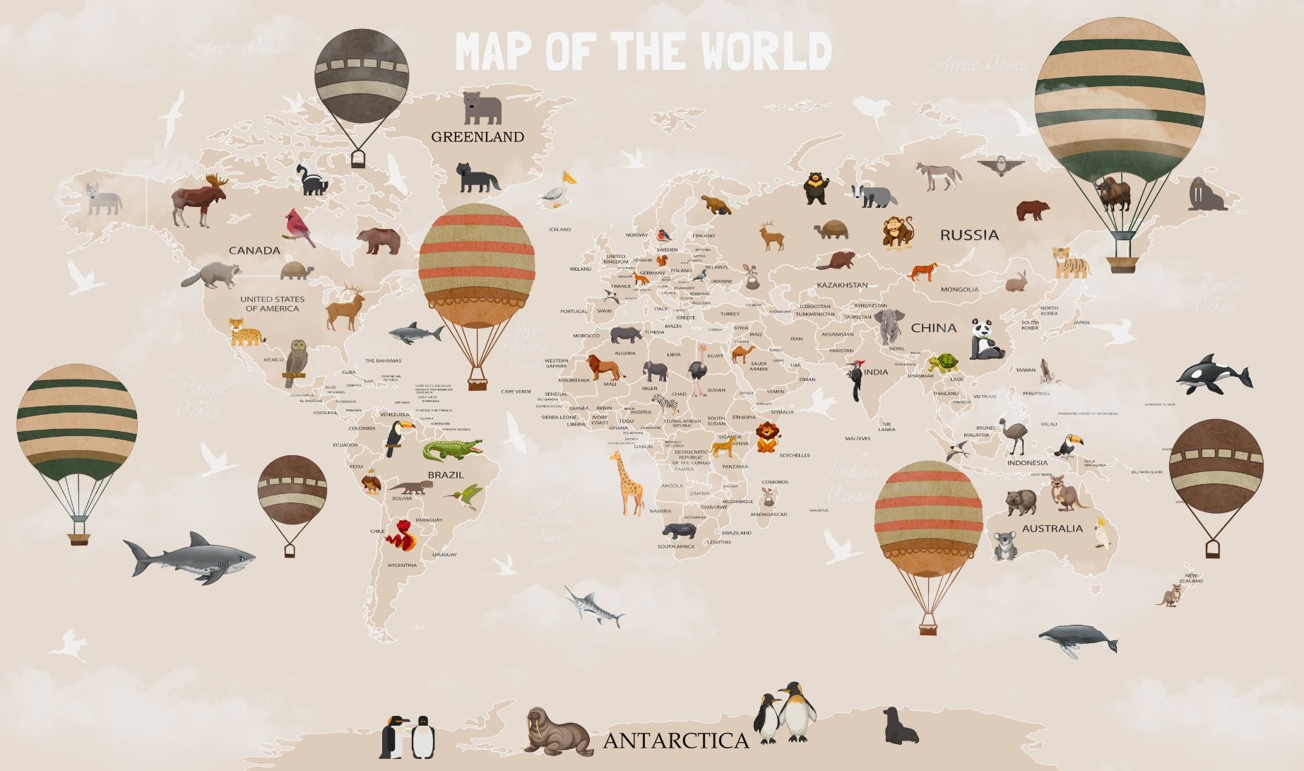 World Map Kids＆Nurseryの壁紙